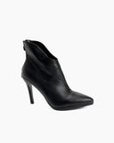 Snake Pattern Ankle Stiletto High Heels Boots