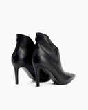 Snake Pattern Ankle Stiletto High Heels Boots