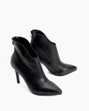 Snake Pattern Ankle Stiletto High Heels Boots