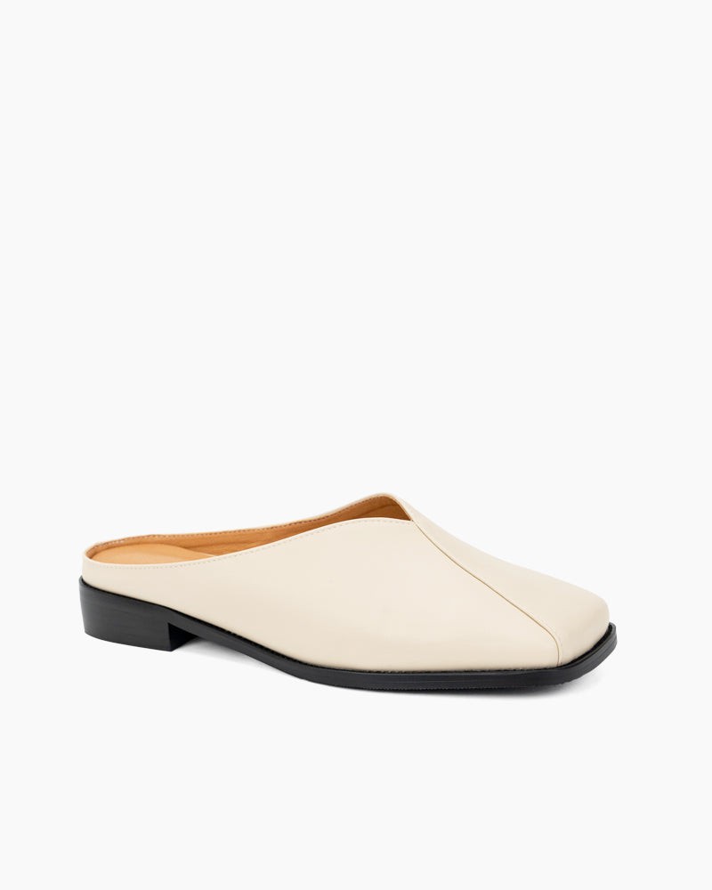 CHIKO Latashia Square Toe Block Heels Clogs/Mules Shoes