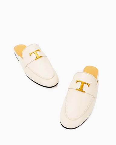 Metal-Decor-Closed-Round-Toe-Slip-on-Flat-Mules