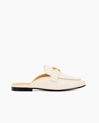 Metal-Decor-Closed-Round-Toe-Slip-on-Flat-Mules