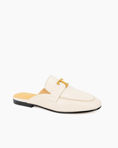 Metal-Decor-Closed-Round-Toe-Slip-on-Flat-Mules