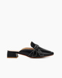 Bow-Decor-Comfortable-Backless-Flat-Leather-Mules