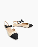 Ankle-Strap-Flat-Sandals-Bow-Tie-Smallsplicing