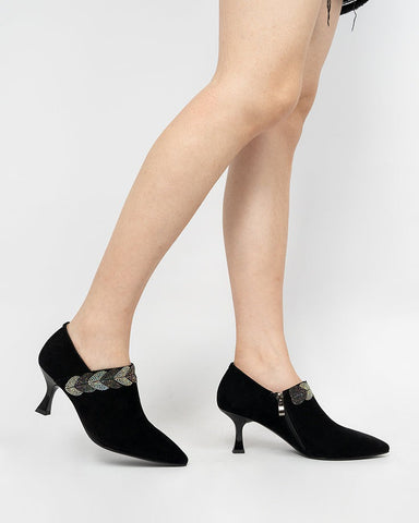 Pointed-Toe-Faux-Suede-Stiletto-Kitten-Heel-Ankle-Boots