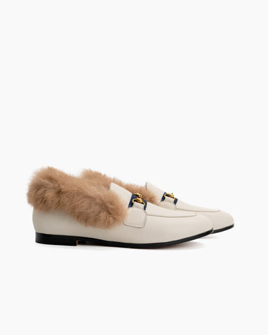 Horsebit-Comfortable-Slip-on-Closed-Toe-Slides-Fur-Flat-Leather-Loafers