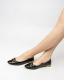 Horsebit-Pointed-Toe-Soft-Breathable-Patent-Leather-Flat-Loafers