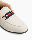 Horsebit-Comfortable-Slip-on-Closed-Toe-Slides-Fur-Flat-Leather-Loafers