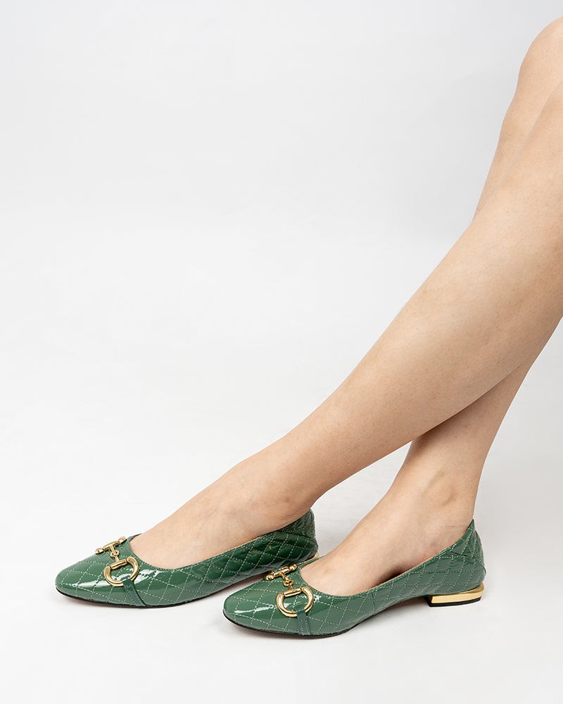 Horsebit-Pointed-Toe-Soft-Breathable-Patent-Leather-Flat-Loafers