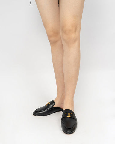 Metal-Decor-Closed-Round-Toe-Slip-on-Flat-Mules