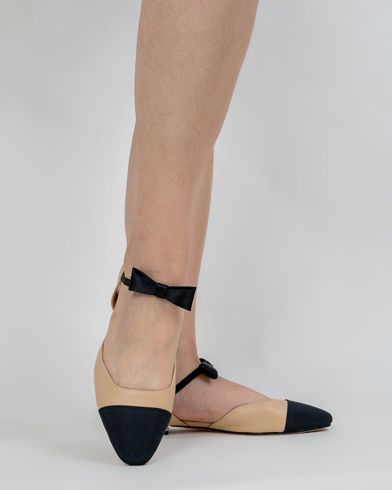 Ankle-Strap-Flat-Sandals-Bow-Tie-Smallsplicing