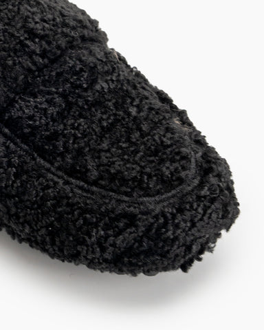 Solid Color Lambswool Warm Comfy Flat Mules
