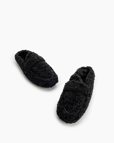Solid Color Lambswool Warm Comfy Flat Mules