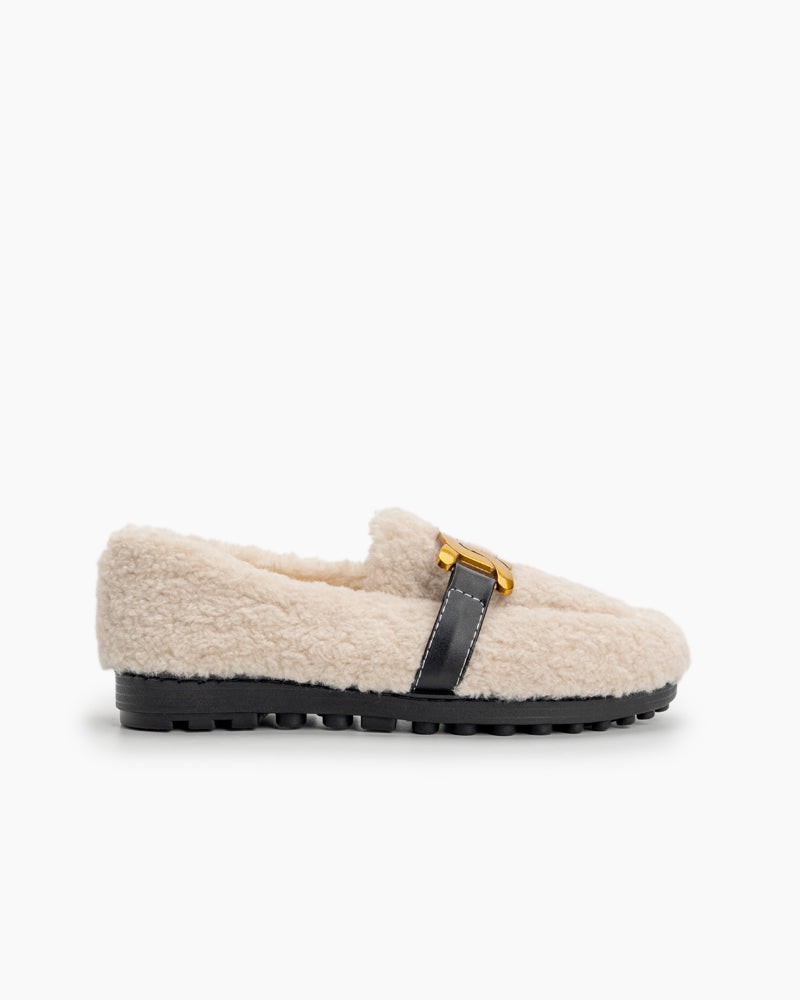 Metal-Faux-Lamb-Wool-Indoor-Outdoor-Loafers-fur