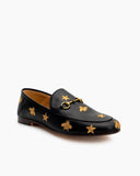 Bee-Star-Leather-Flat-Horsebit-Loafers