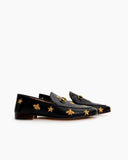 Bee-Star-Leather-Flat-Horsebit-Loafers