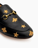Bee-Star-Leather-Flat-Horsebit-Loafers