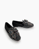 Rhinestone-Sequins-Glitter-Bowknot-Comfortable-Loafers