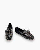 Rhinestone-Sequins-Glitter-Bowknot-Comfortable-Loafers