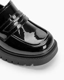 Matte-Patent-Leather-Penny-Chunky-Platform-Slip-on-Loafers