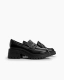 Matte-Patent-Leather-Penny-Chunky-Platform-Slip-on-Loafers