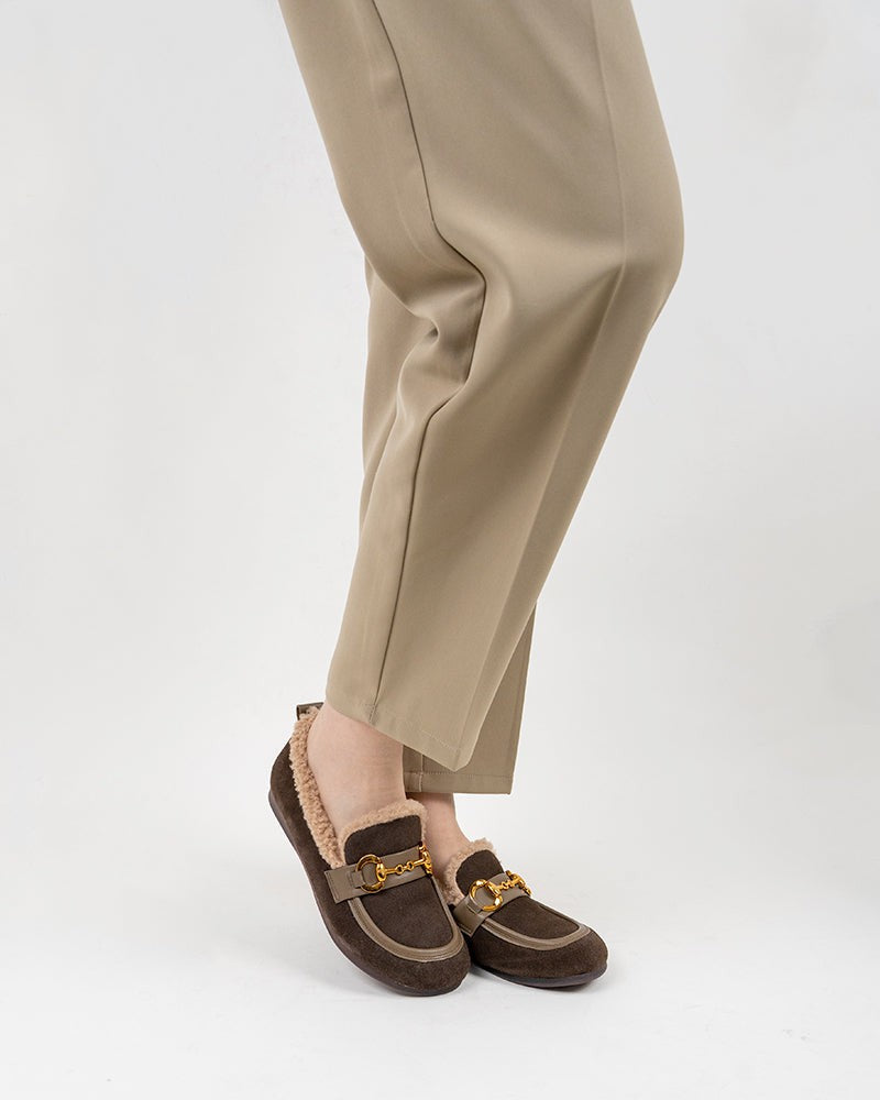 Horsebit-Classic-Metal-Buckle-Suede-Moccasin-Indoor-Outdoor-Slipper-Loafers