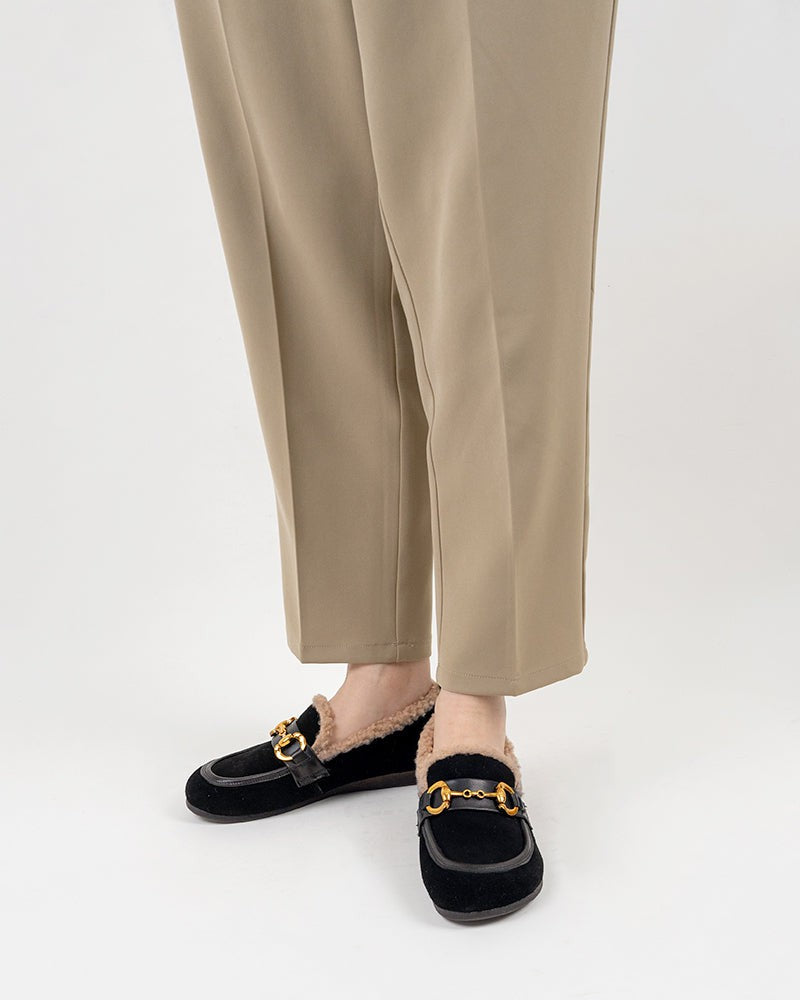 Horsebit-Classic-Metal-Buckle-Suede-Moccasin-Indoor-Outdoor-Slipper-Loafers
