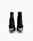 Stiletto Kitten Heel Pointed Toe Ankle Boots
