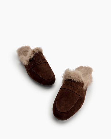 Minimalist-Fluffy-Flat-Lazy-Mules-flat-fur