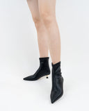 Stiletto Kitten Heel Pointed Toe Ankle Boots