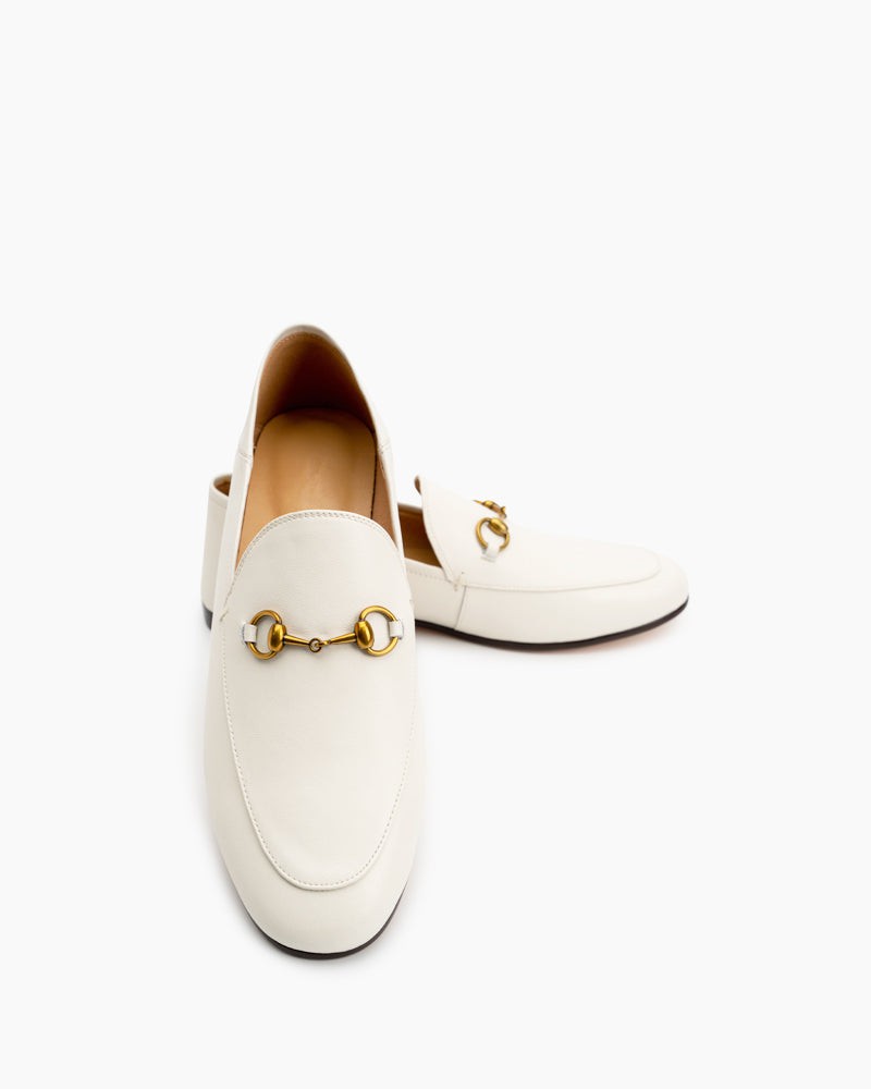 Horsebit-Classic-Metal-Buckle-Leather-Flat-Loafers