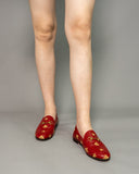 Bee-Star-Leather-Flat-Horsebit-Loafers