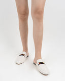 Horsebit-Slip-On-Backless-Comfortable-Leather-Flat-Mules