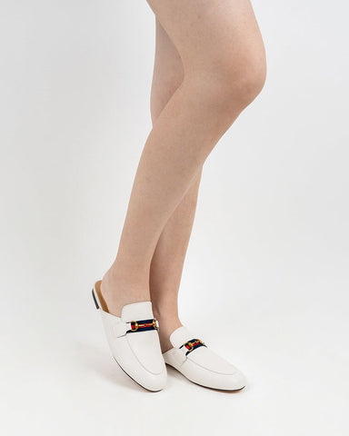 Horsebit-Slip-On-Backless-Comfortable-Leather-Flat-Mules