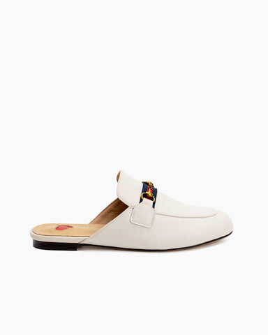 Horsebit-Slip-On-Backless-Comfortable-Leather-Flat-Mules