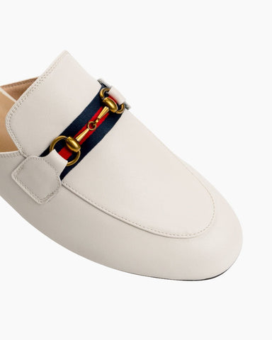 Horsebit-Slip-On-Backless-Comfortable-Leather-Flat-Mules