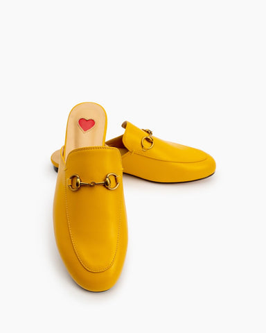 horsebit-Red-Heart-Buckle-flat-Mules