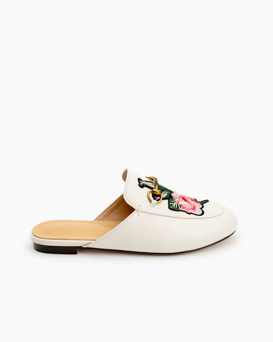 Horsebit-Floral-Embroidery-Vamp-Backless-Slip-On-Mules-Slippers