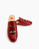 Classic-Horsebit-Heart-Embroidery-Bee-Buckle-Flat-Mules 