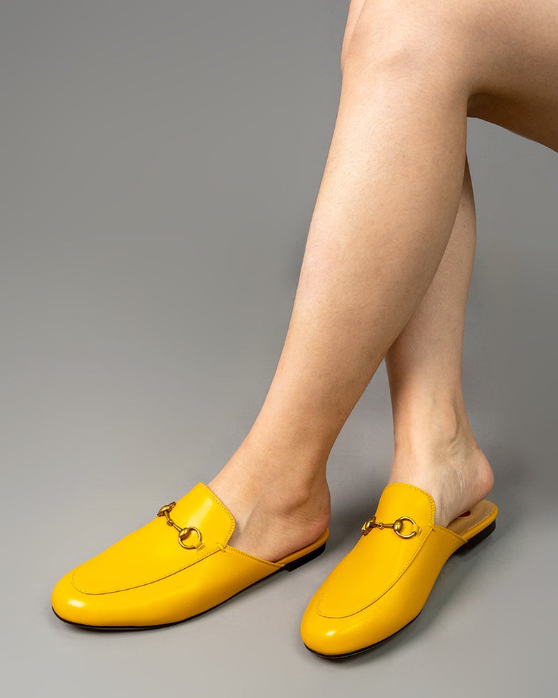 horsebit-Red-Heart-Buckle-flat-Mules