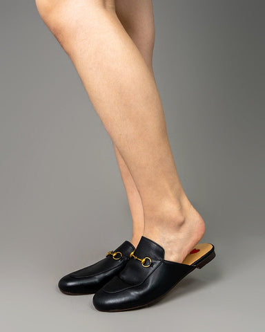 horsebit-Red-Heart-Buckle-flat-Mules