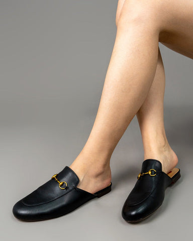 horsebit-Red-Heart-Buckle-flat-Mules