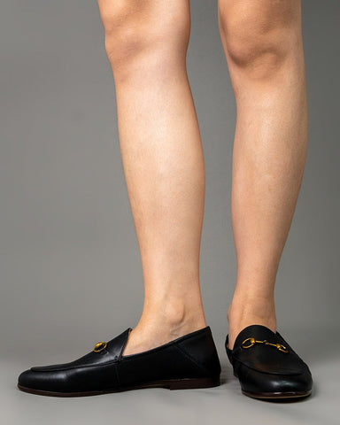 Horsebit-Classic-Metal-Buckle-Leather-Flat-Loafers