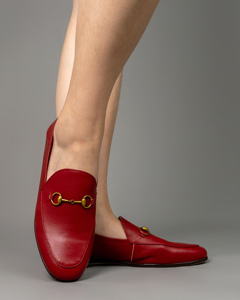 Horsebit-Classic-Metal-Buckle-Leather-Flat-Loafers