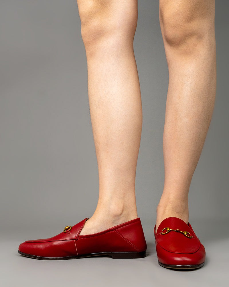 Horsebit-Classic-Metal-Buckle-Leather-Flat-Loafers
