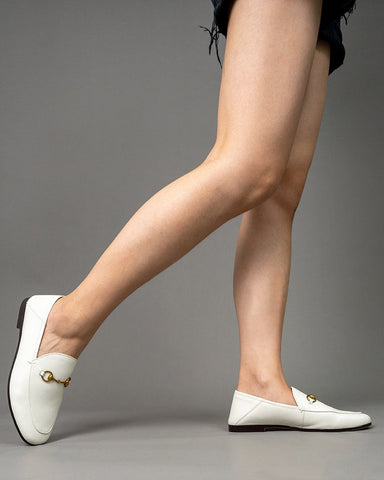 Horsebit-Classic-Metal-Buckle-Leather-Flat-Loafers