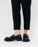 Horsebit-Bee-Embroidery-Platform-Leather-Chunky-Loafers