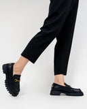 Horsebit-Bee-Embroidery-Platform-Leather-Chunky-Loafers