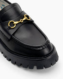 Horsebit-Bee-Embroidery-Platform-Leather-Chunky-Loafers